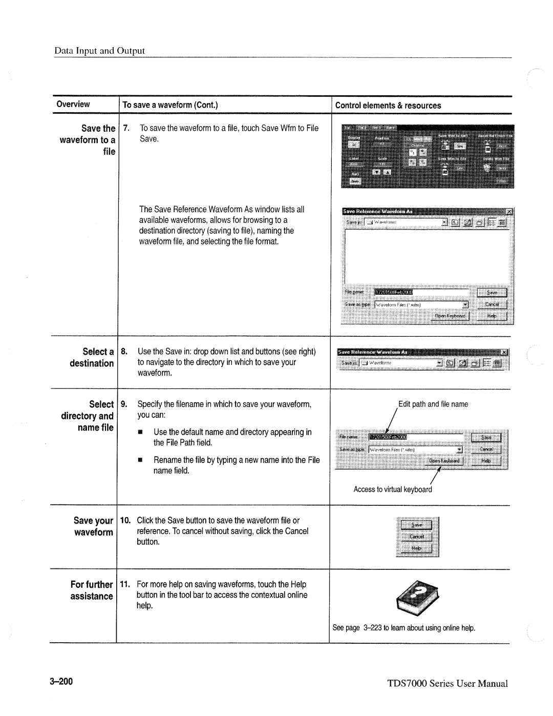 Tektronix TDS7000 SERIES, 071-0700-00 manual 