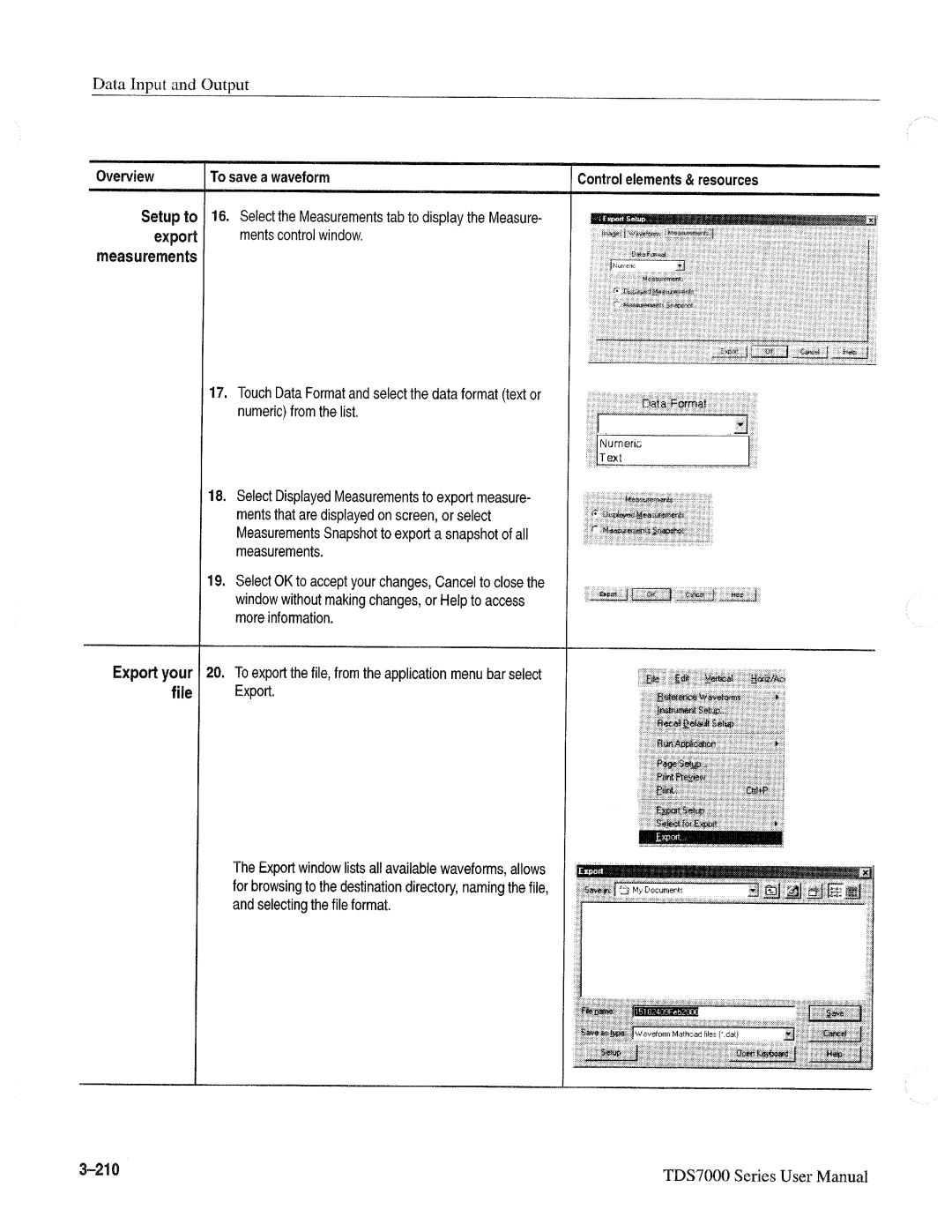 Tektronix TDS7000 SERIES, 071-0700-00 manual 