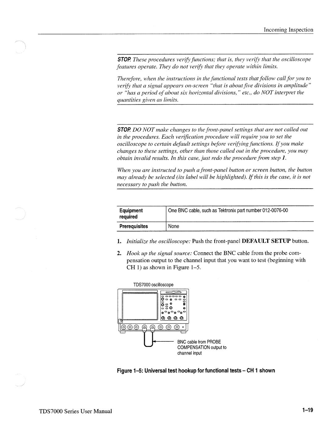 Tektronix 071-0700-00, TDS7000 SERIES manual 