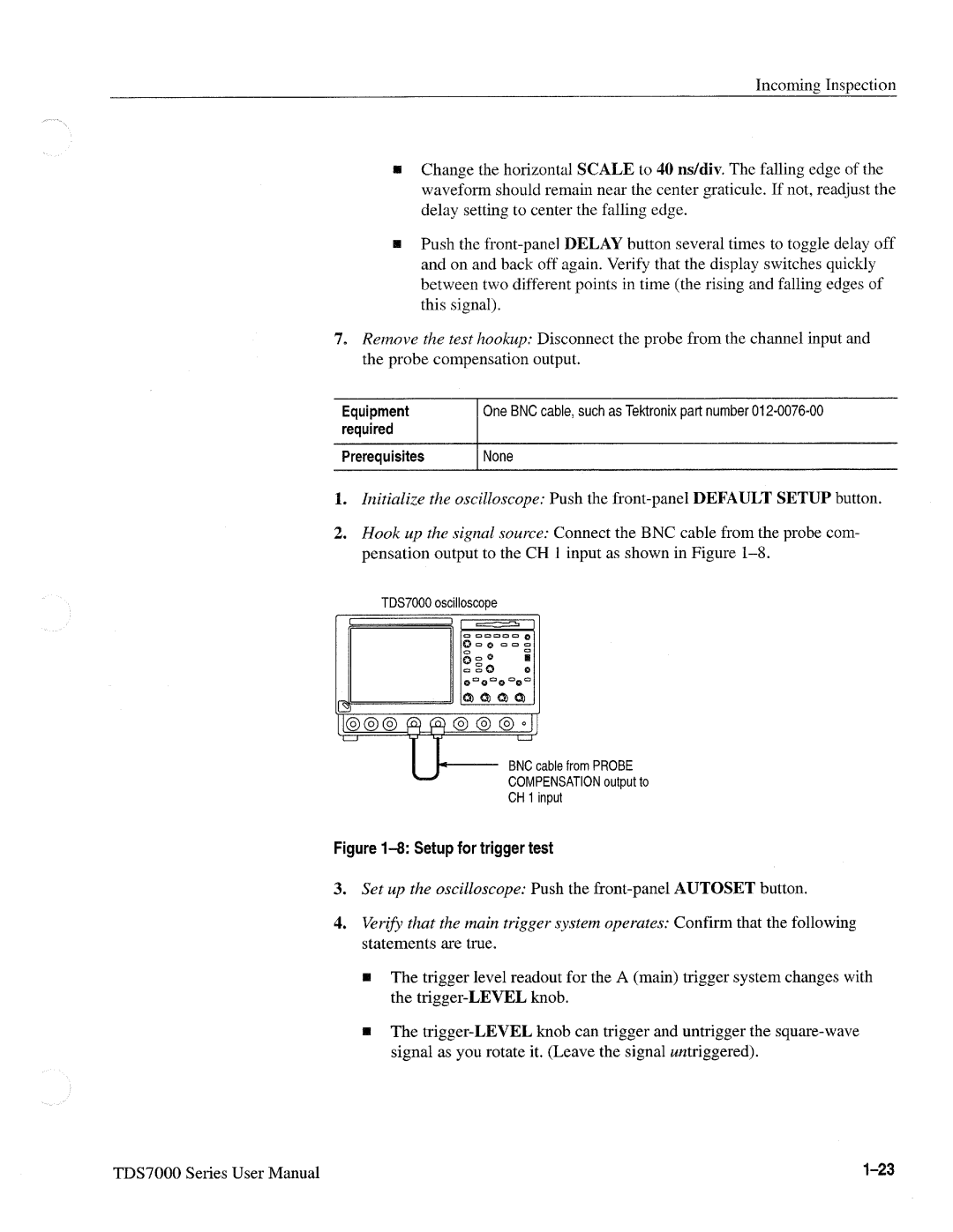 Tektronix 071-0700-00, TDS7000 SERIES manual 