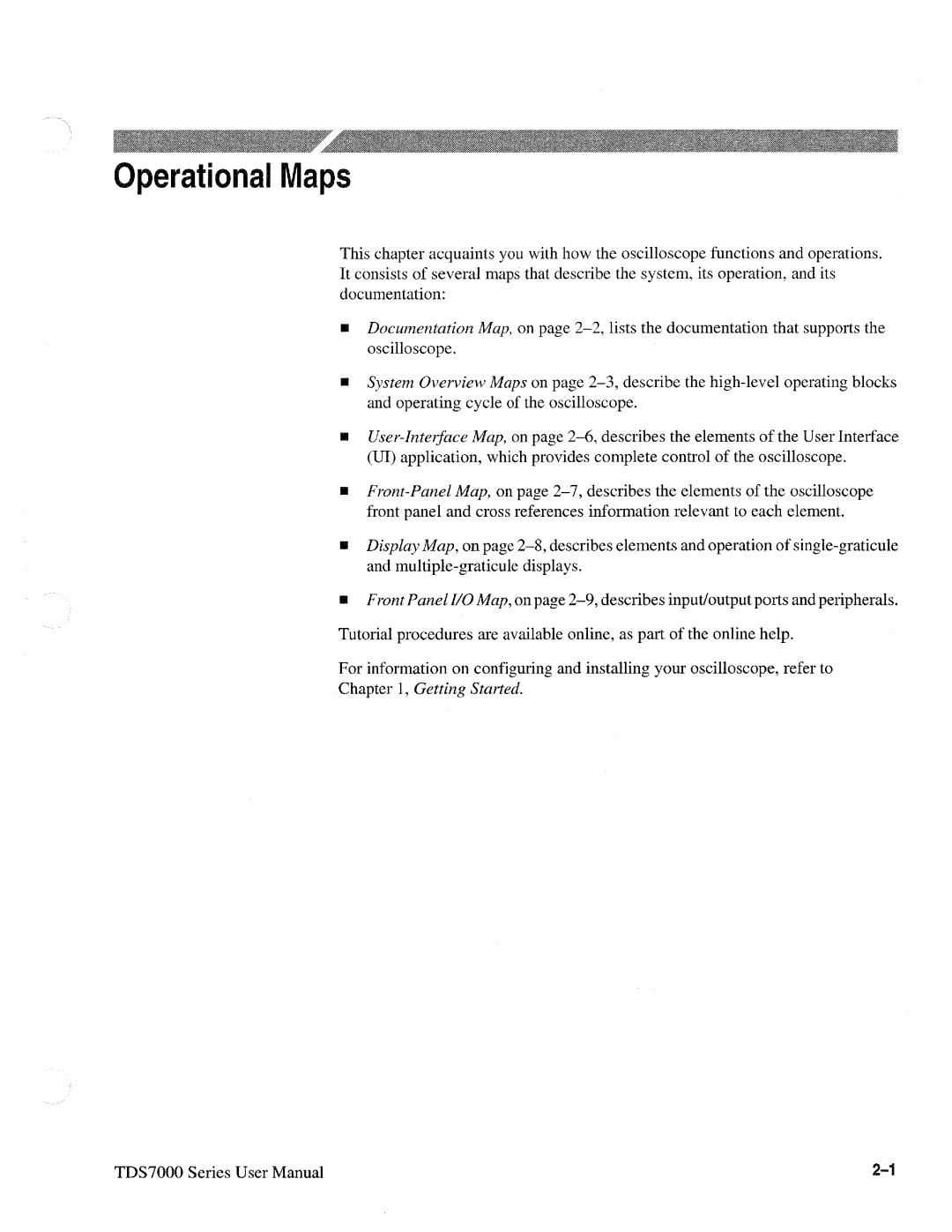 Tektronix 071-0700-00, TDS7000 SERIES manual 