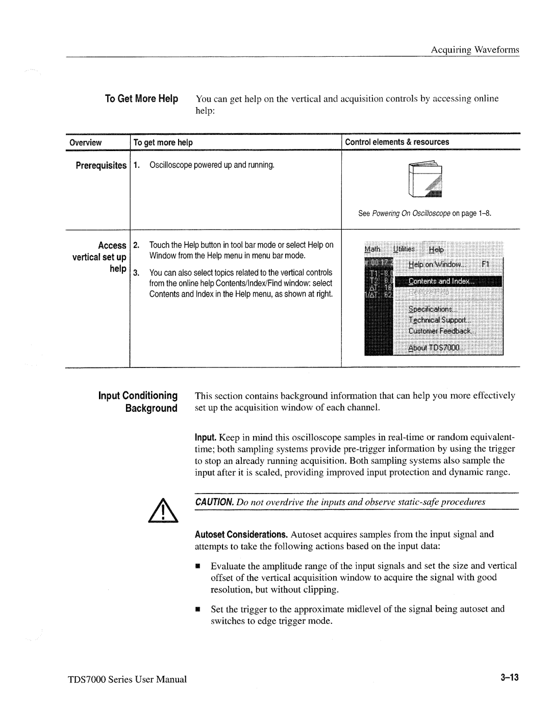 Tektronix 071-0700-00, TDS7000 SERIES manual 