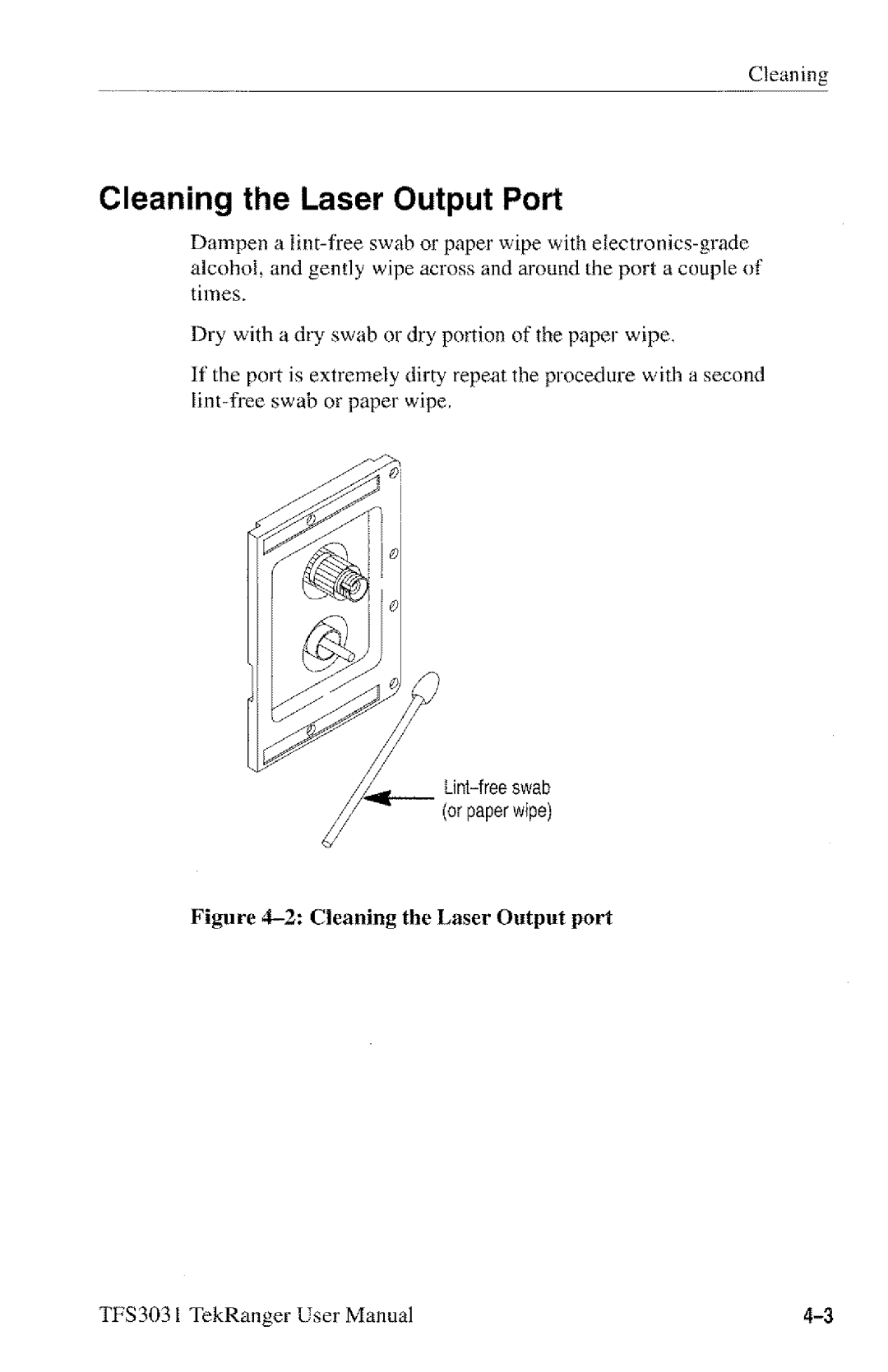 Tektronix TFS3031 manual 