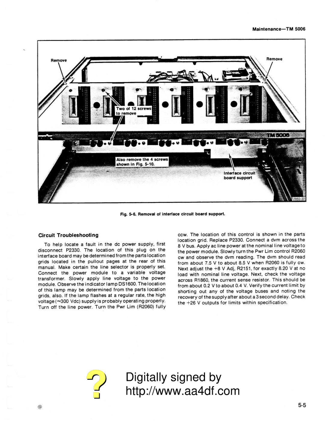 Tektronix TM 5006 manual Maintenance-ΤΜ 