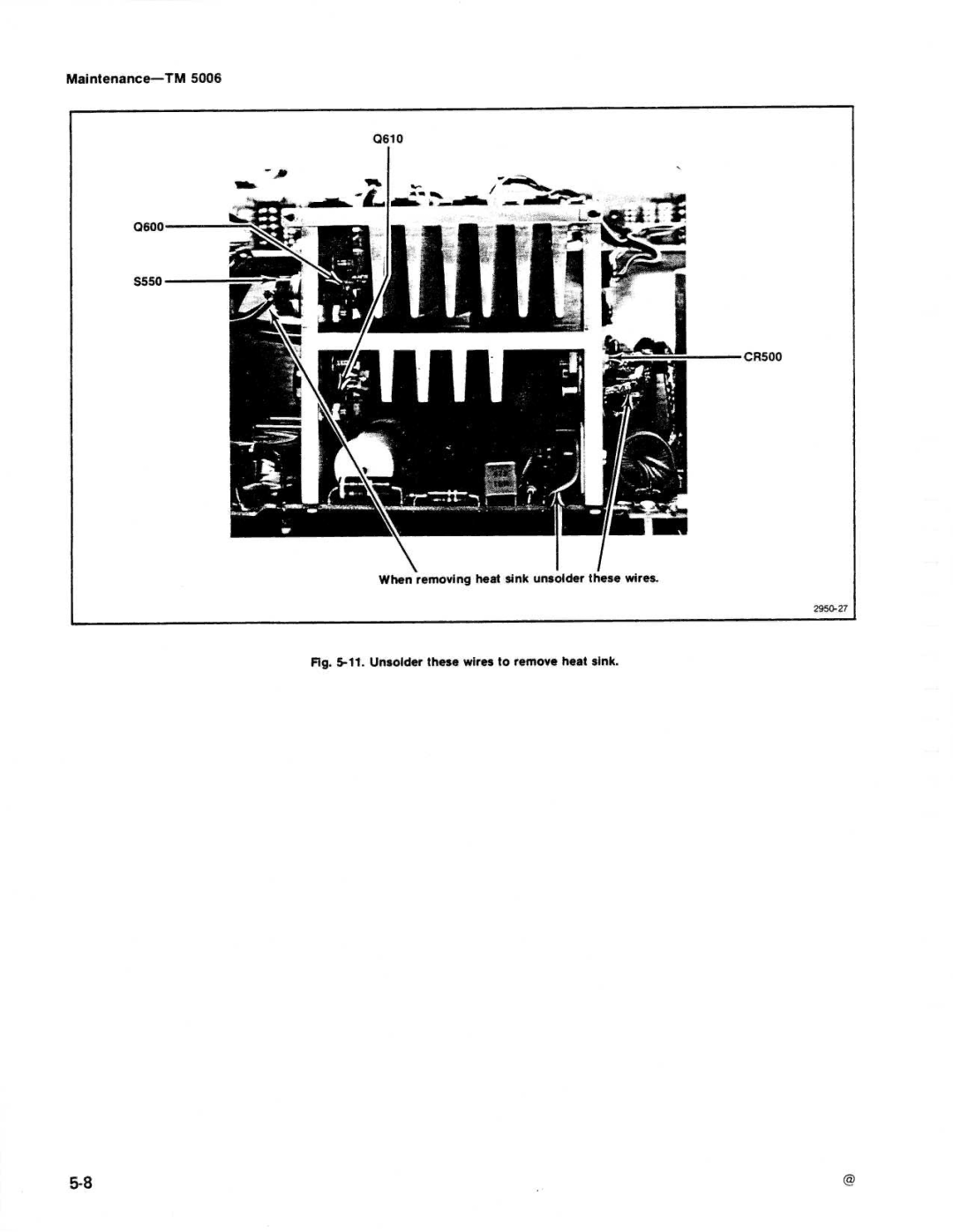 Tektronix TM 5006 manual 