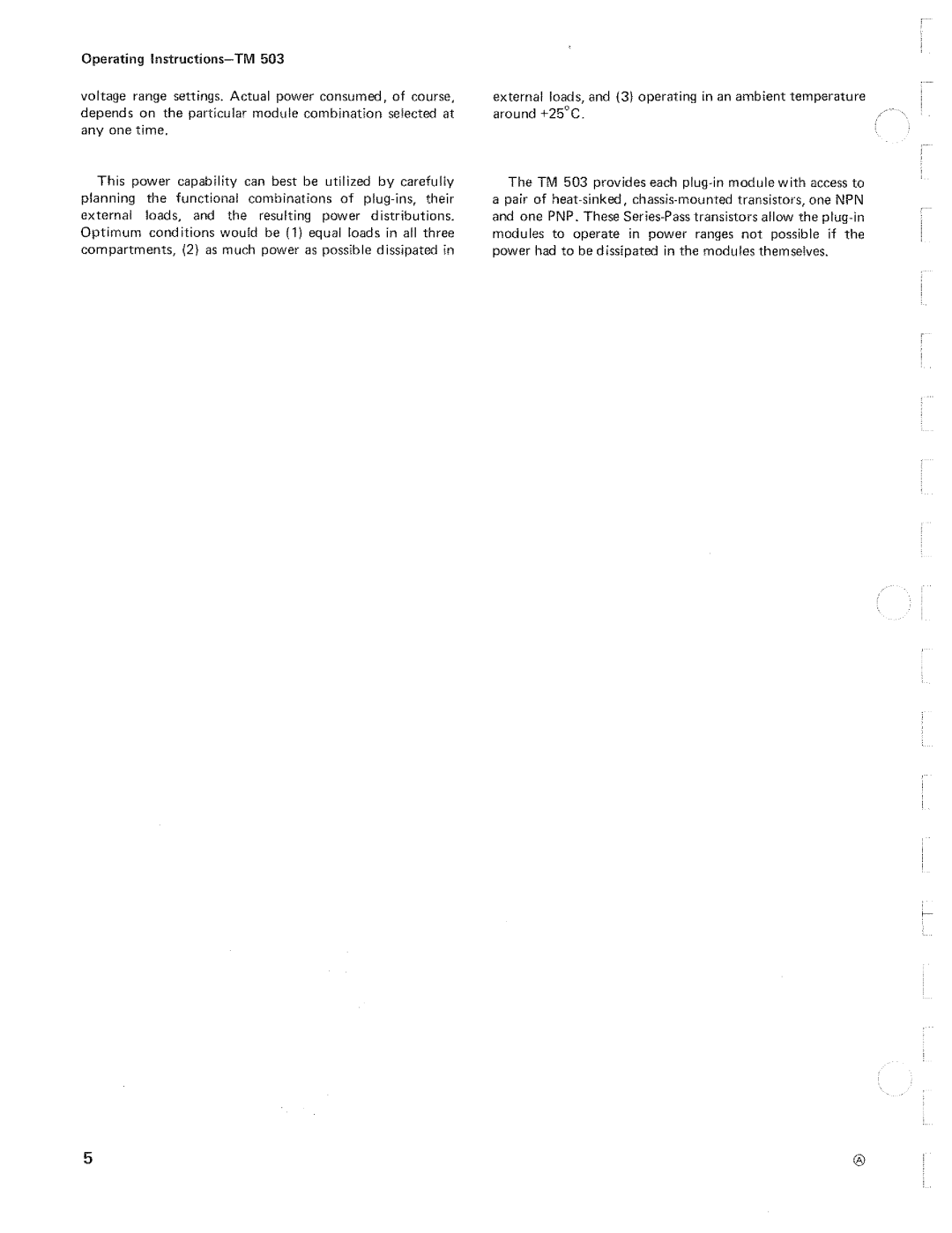 Tektronix TM 503 manual 