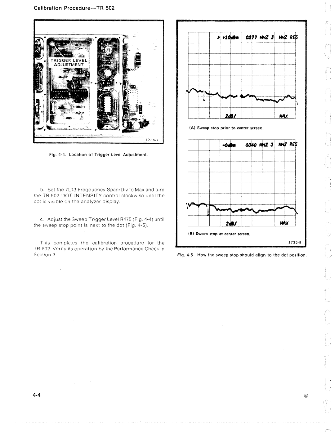 Tektronix TR 502 manual 