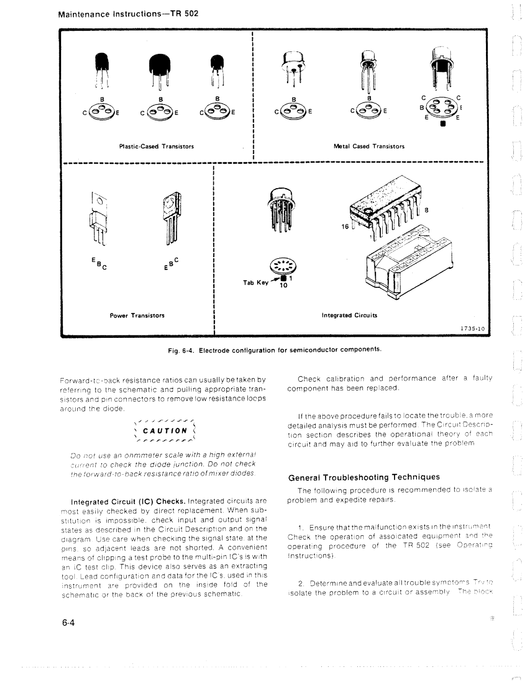 Tektronix TR 502 manual 