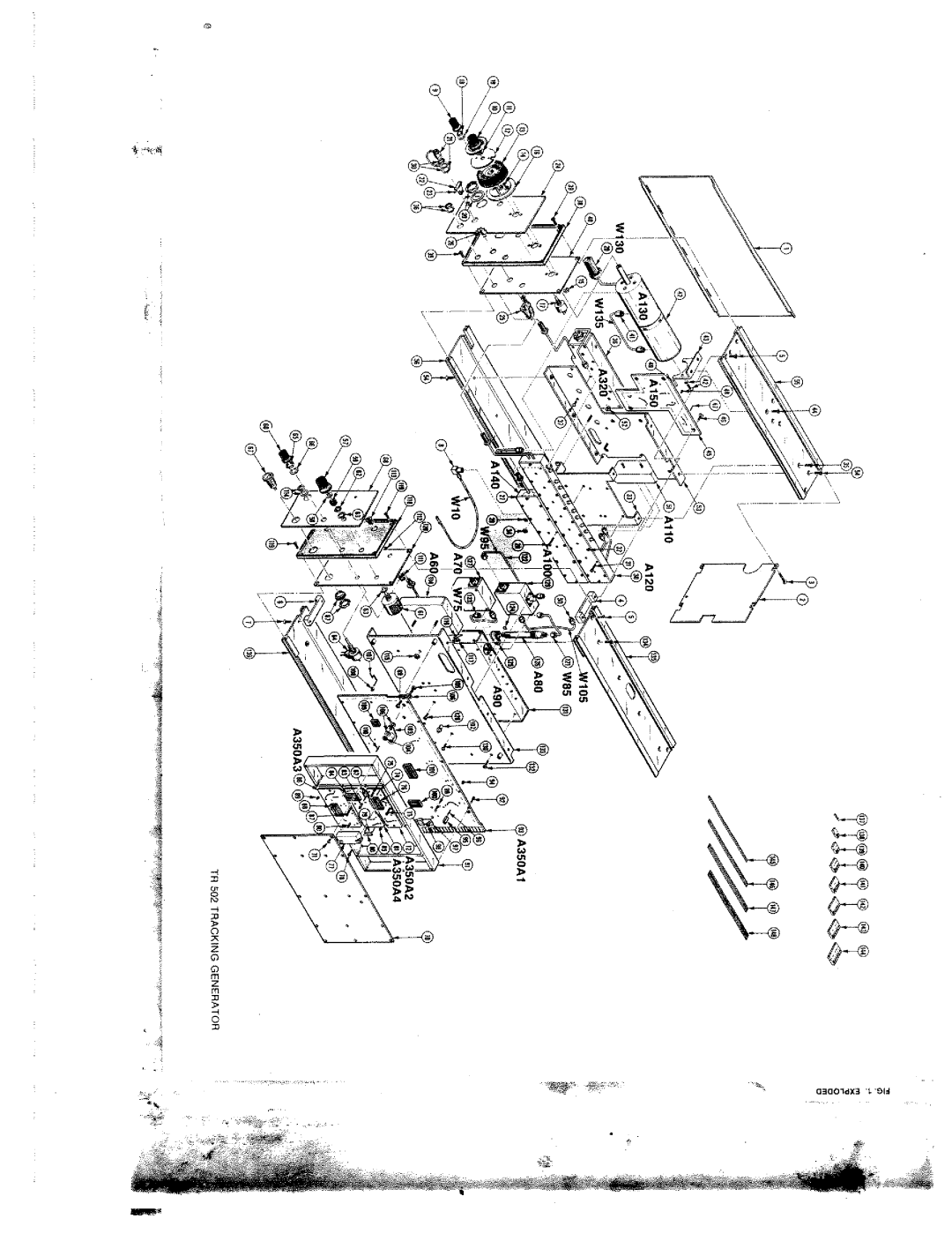 Tektronix TR 502 manual 