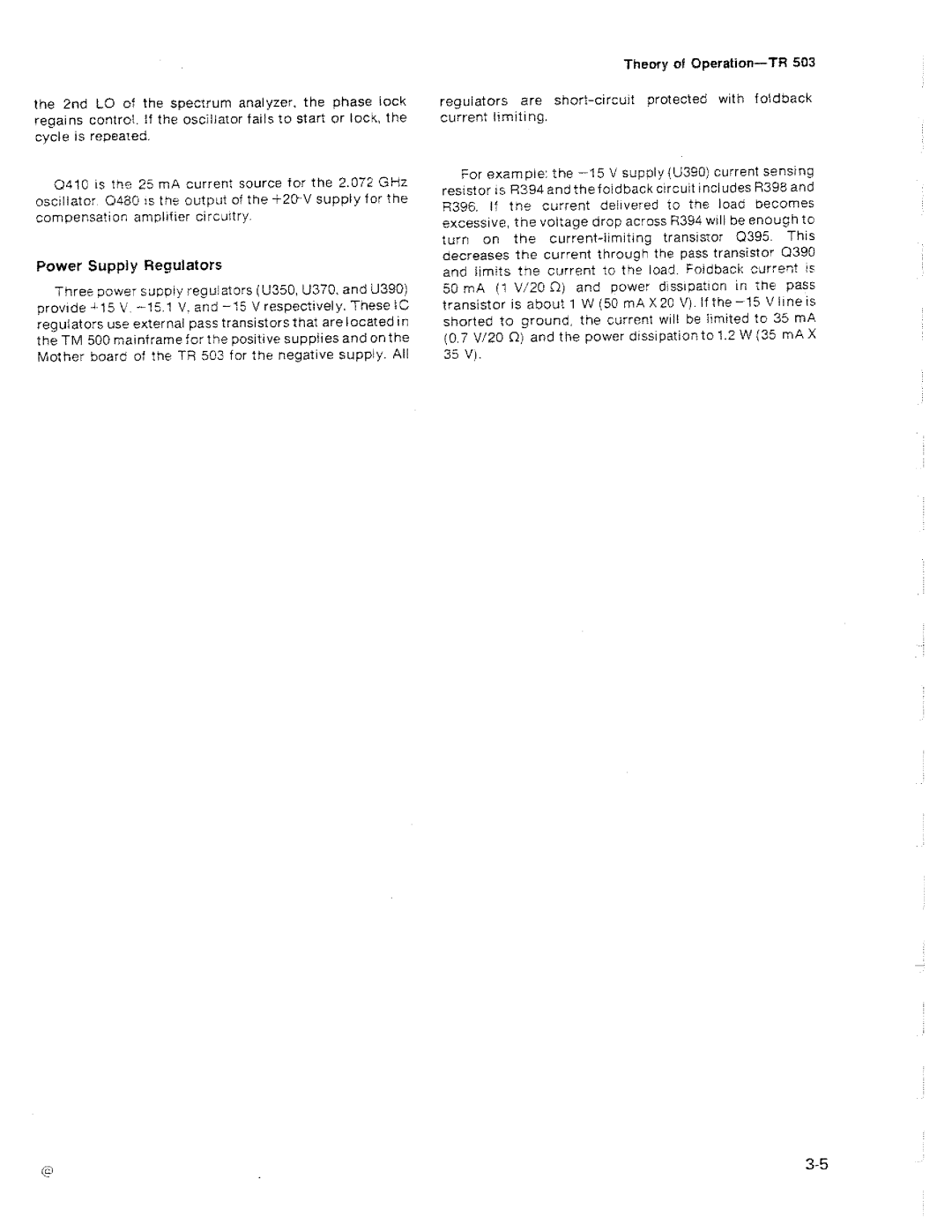 Tektronix TR 503 manual 