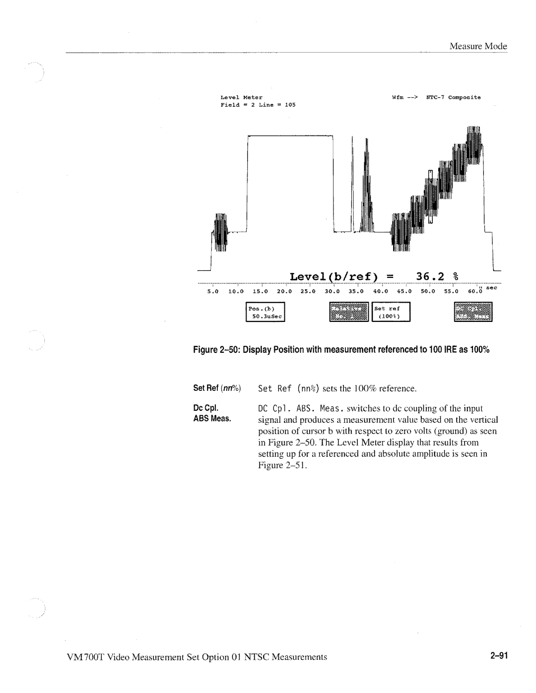 Tektronix VM700T manual 