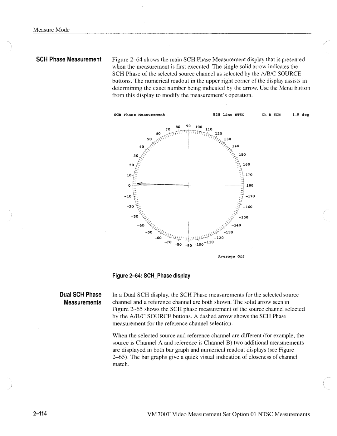 Tektronix VM700T manual 