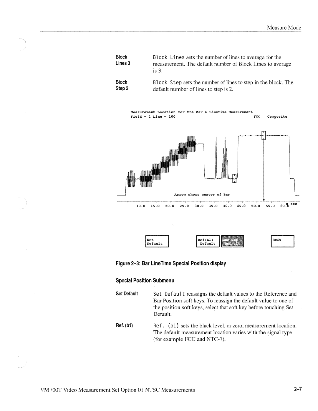 Tektronix VM700T manual 