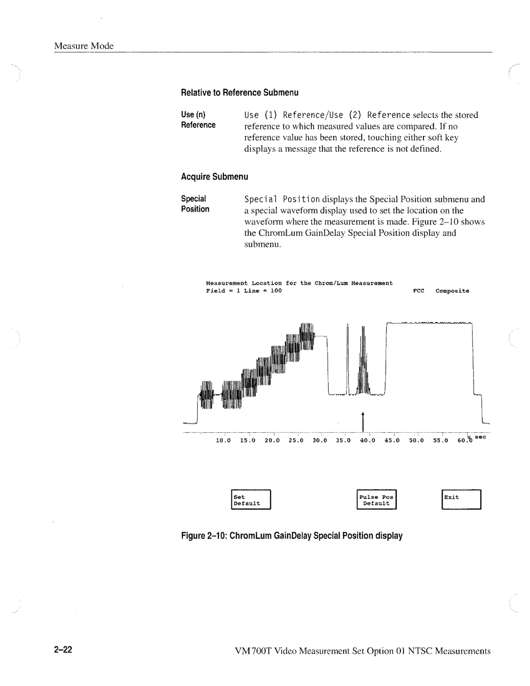 Tektronix VM700T manual 