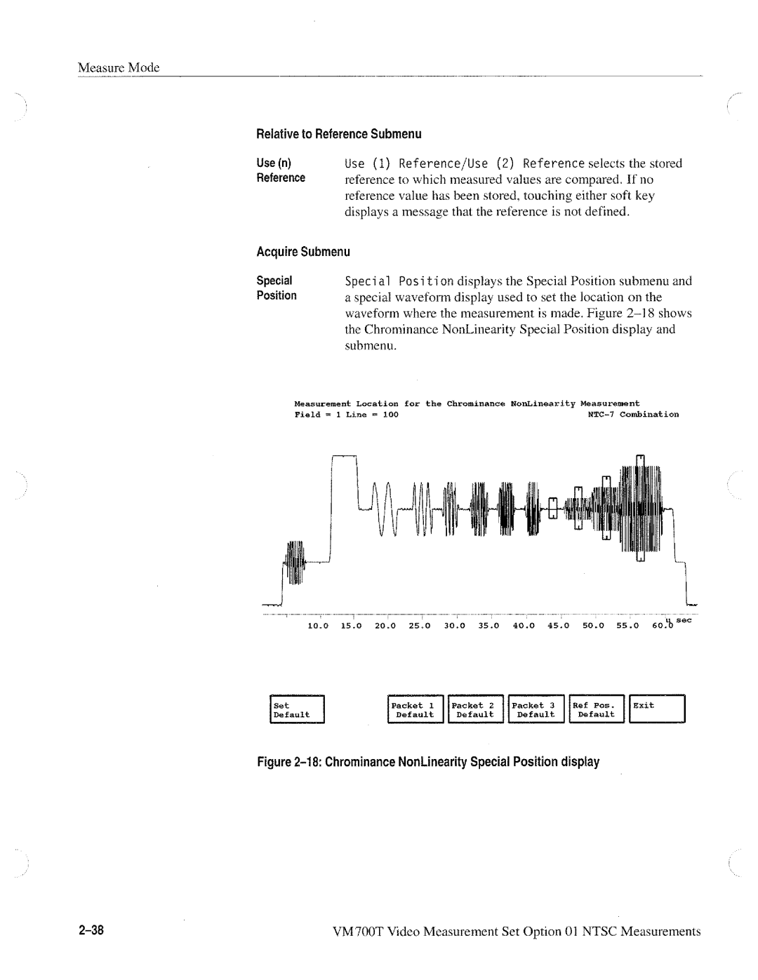 Tektronix VM700T manual 