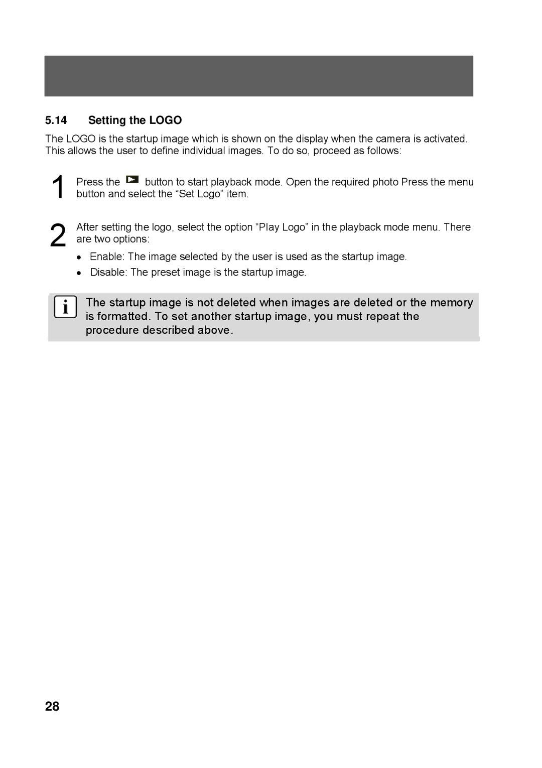 Tekxon Technology K3 manual Setting the Logo 