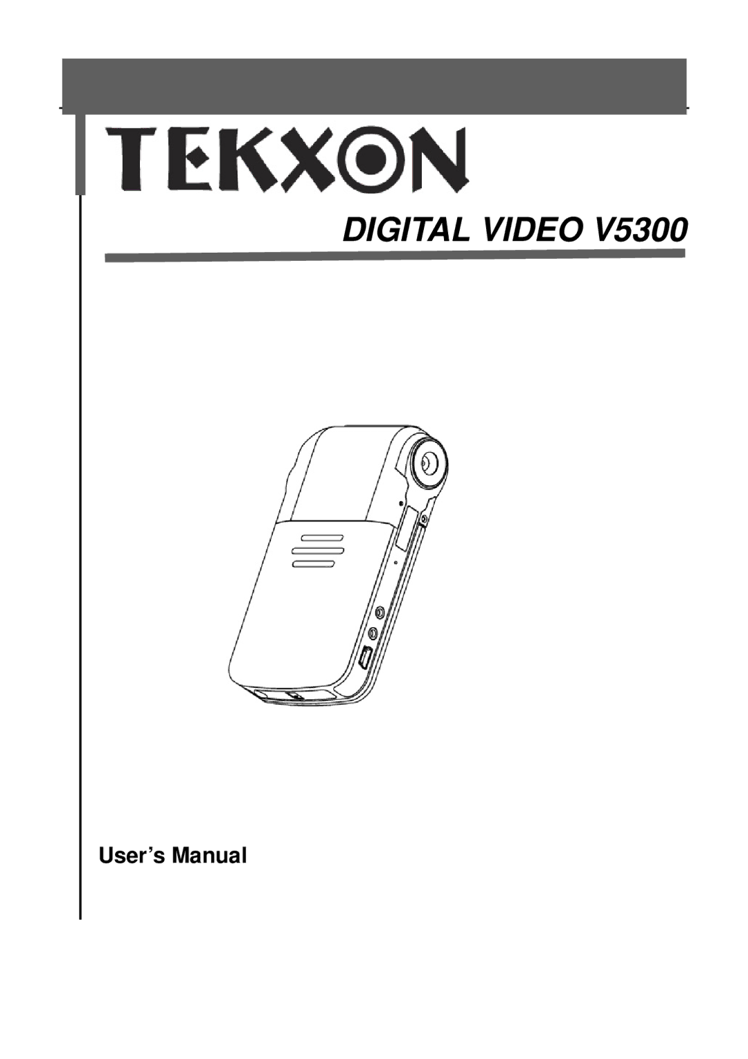 Tekxon Technology V5300 manual Digital Video 