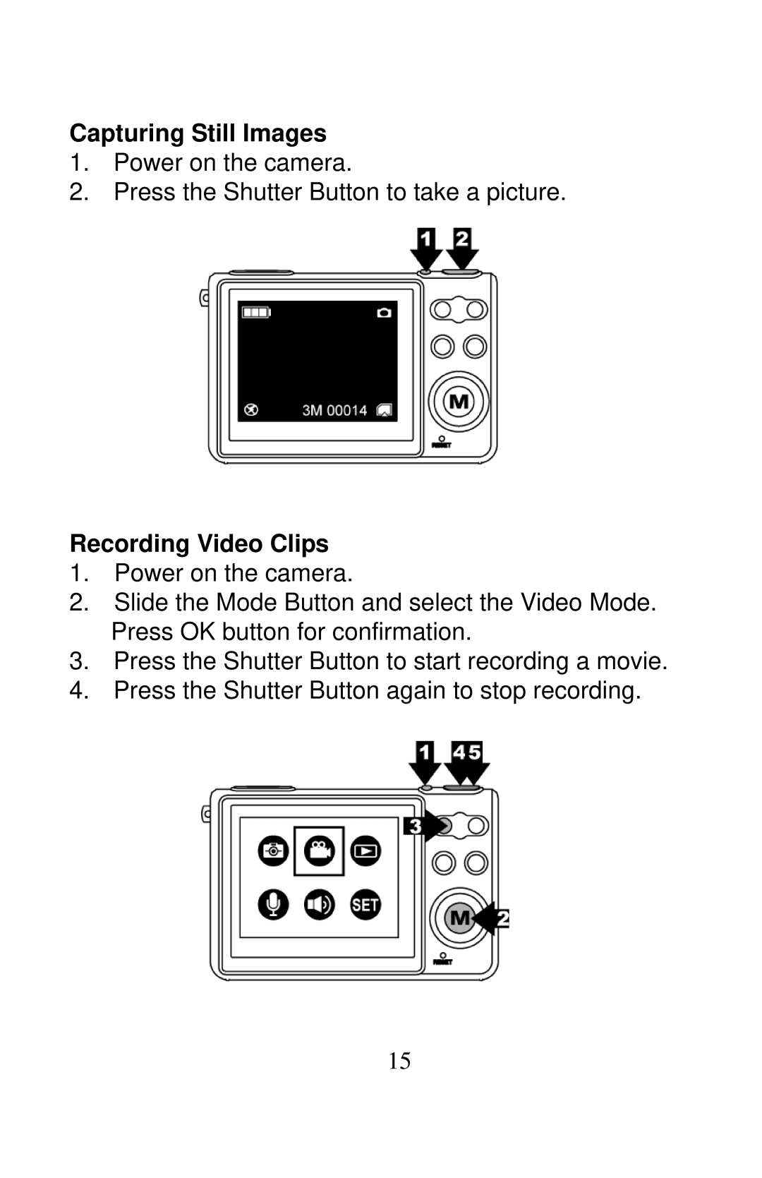 Tekxon Technology X51 manual Capturing Still Images, Recording Video Clips 