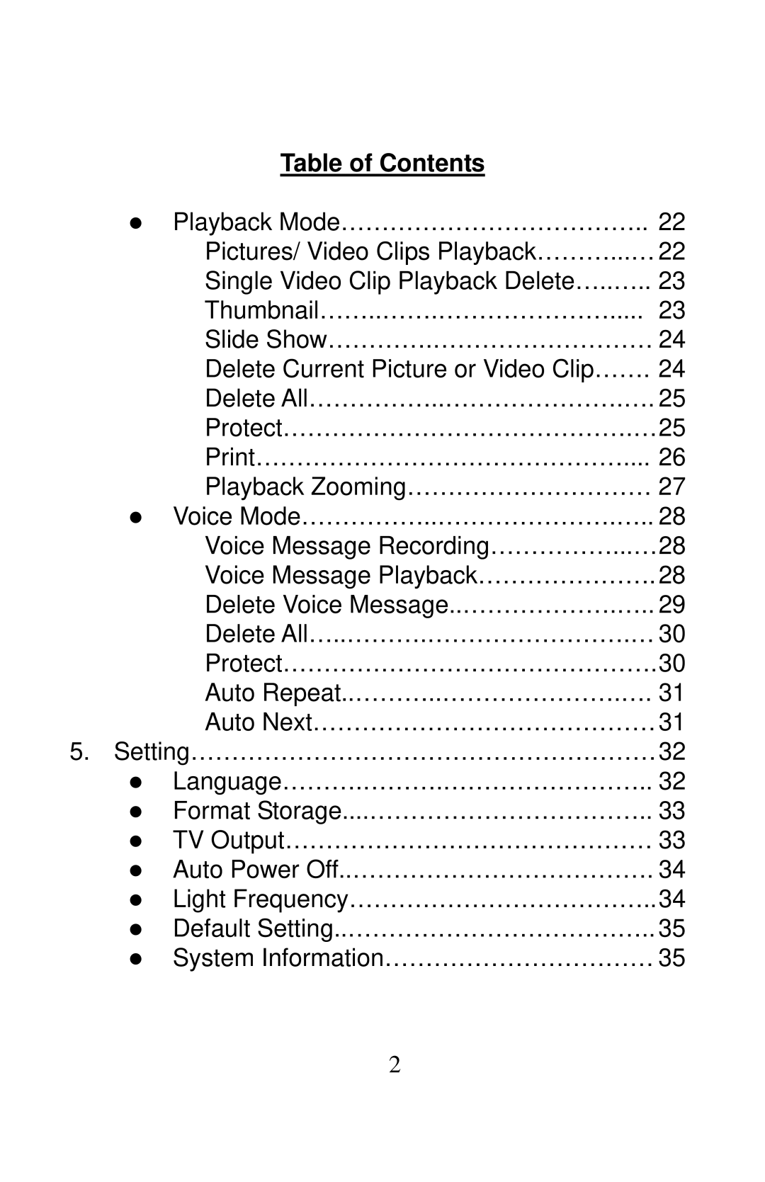 Tekxon Technology X51 manual Table of Contents 