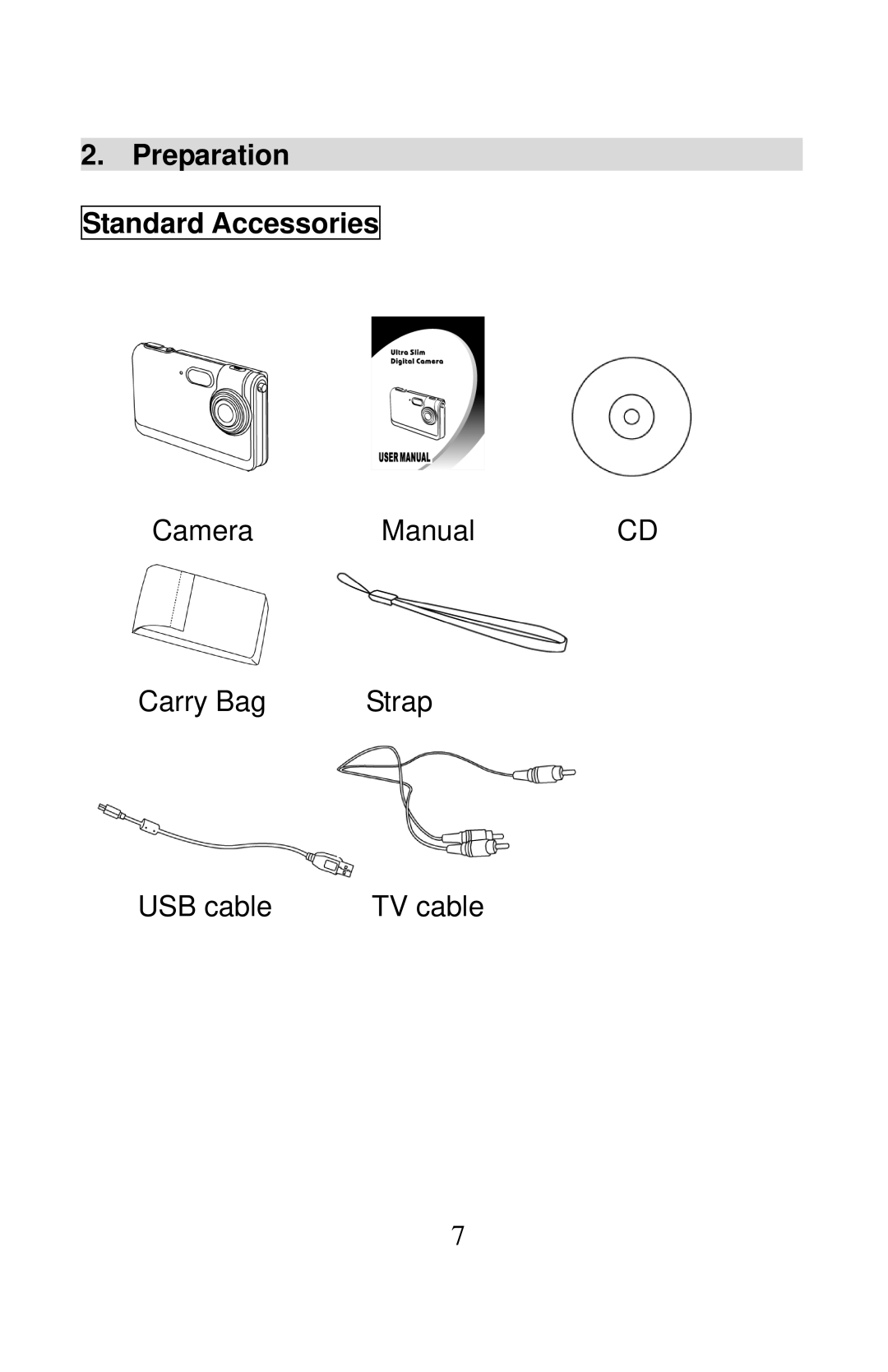 Tekxon Technology X51 manual Preparation Standard Accessories 