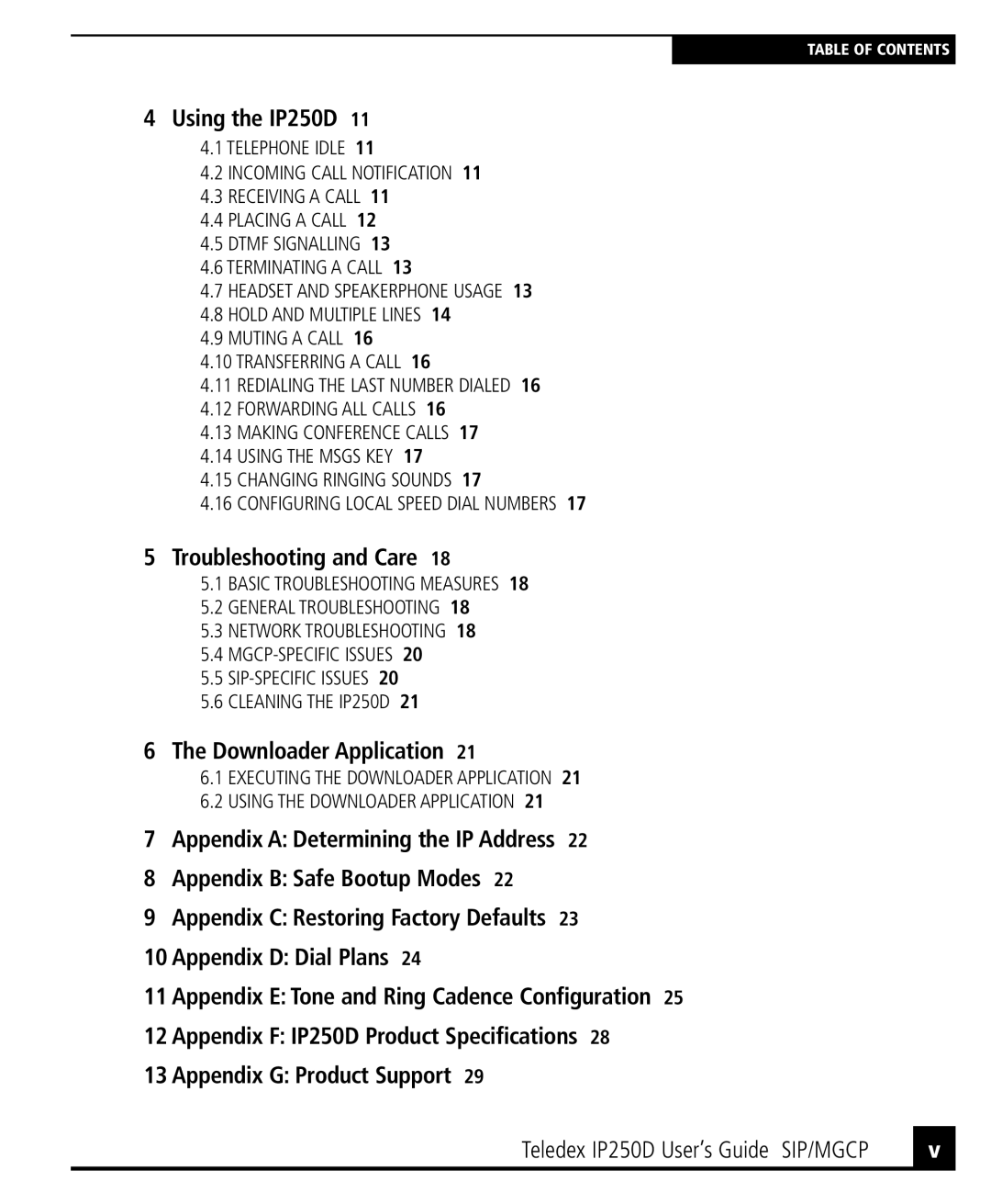 Teledex IP250DVoIP manual Downloader Application 