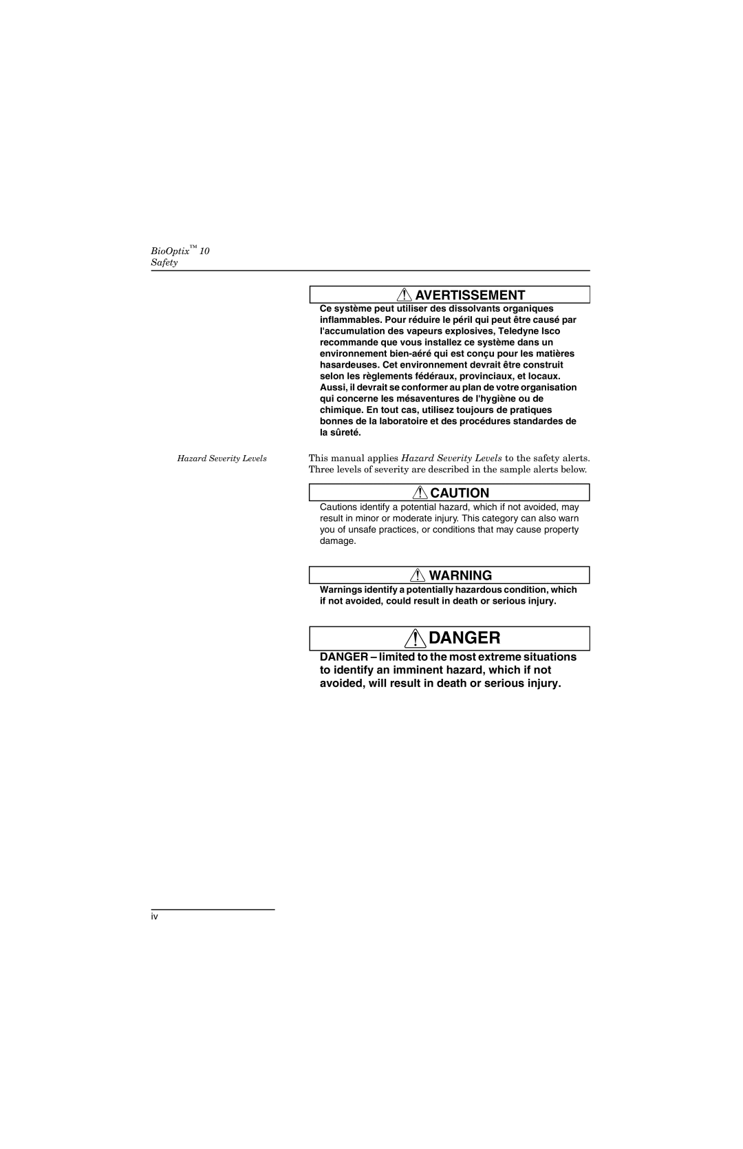 Teledyne 10 manual Damage 