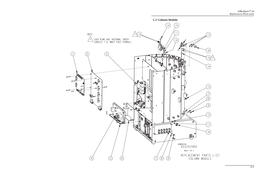 Teledyne 10 manual Column Module 