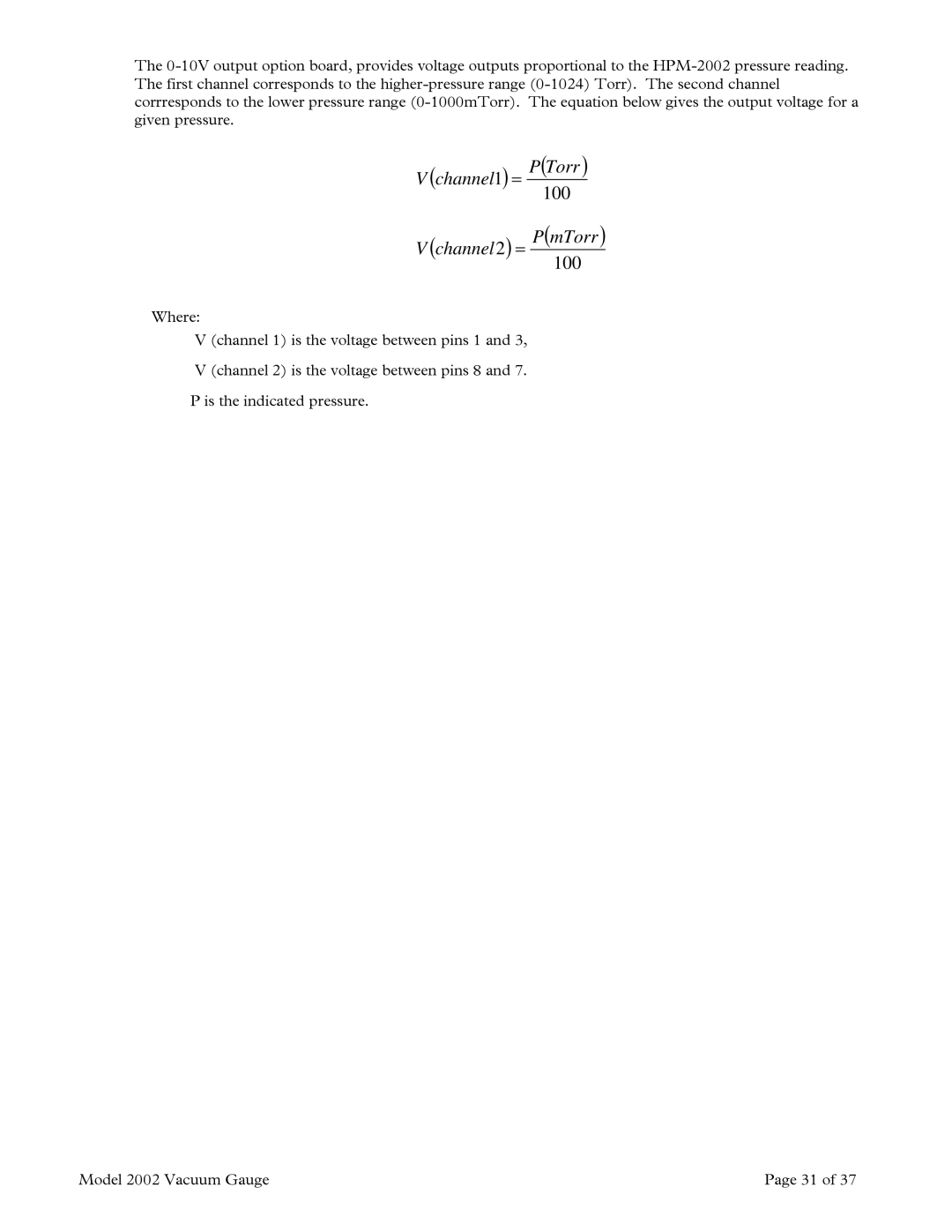 Teledyne 2002 instruction manual = PTorr Channel1 