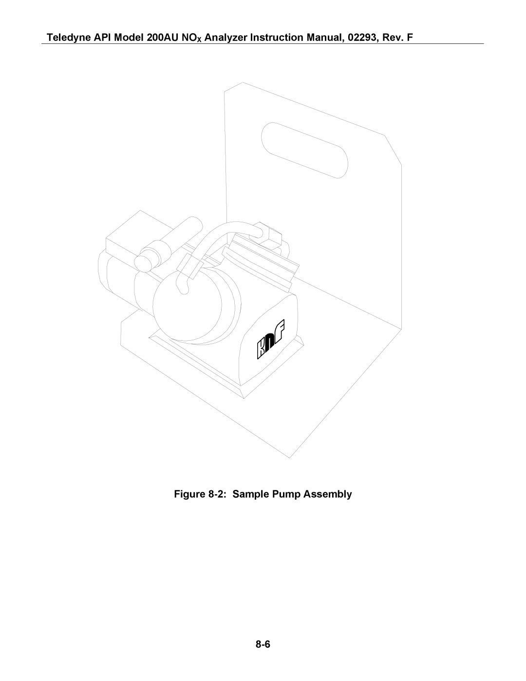 Teledyne 200AU instruction manual Sample Pump Assembly 