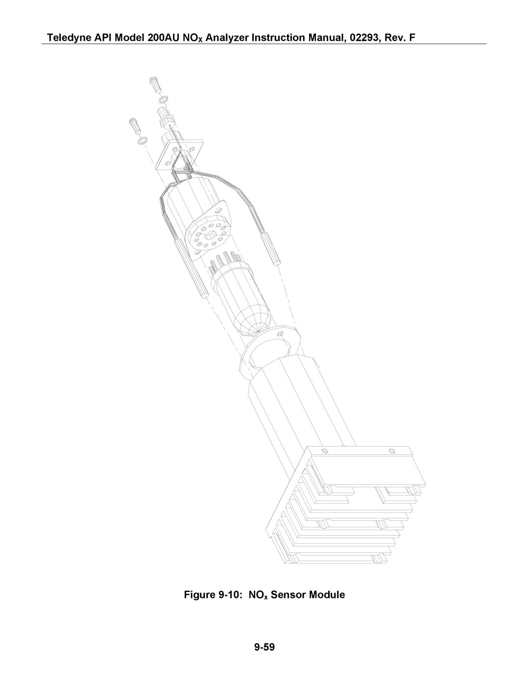 Teledyne 200AU instruction manual NOx Sensor Module 