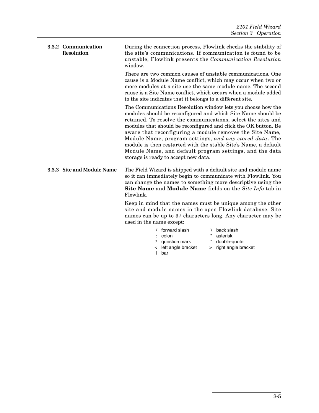 Teledyne 2101 installation and operation guide Bar 