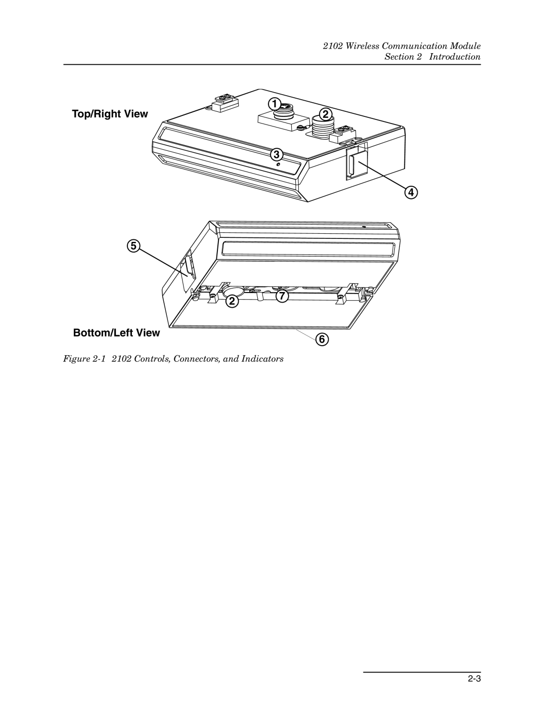 Teledyne 2102 installation and operation guide Top/Right View Bottom/Left View 