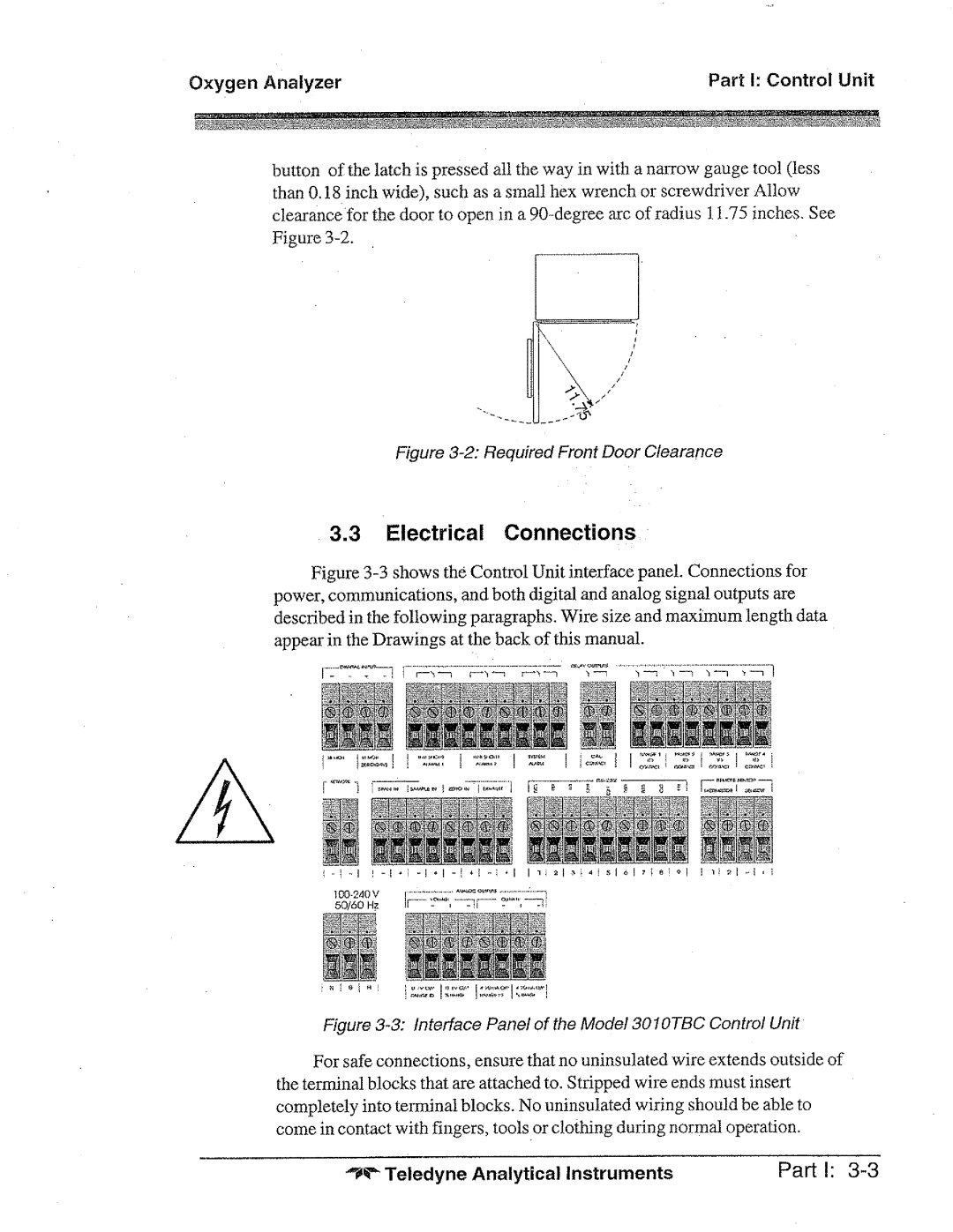 Teledyne 3010TBC manual 