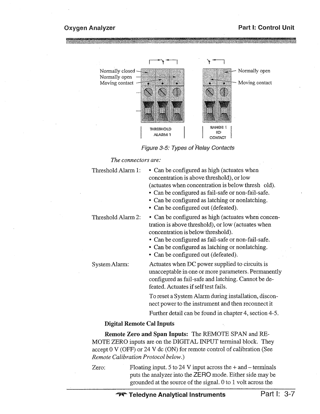 Teledyne 3010TBC manual 