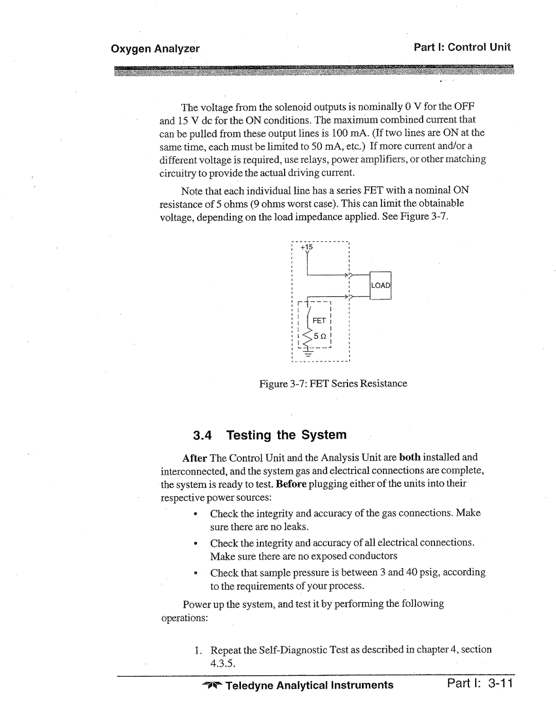 Teledyne 3010TBC manual 