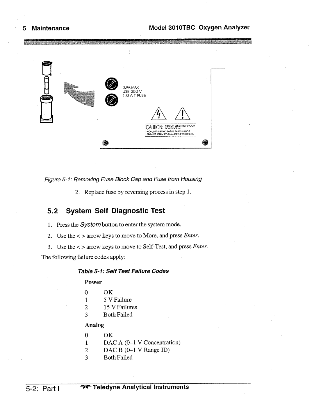 Teledyne 3010TBC manual 