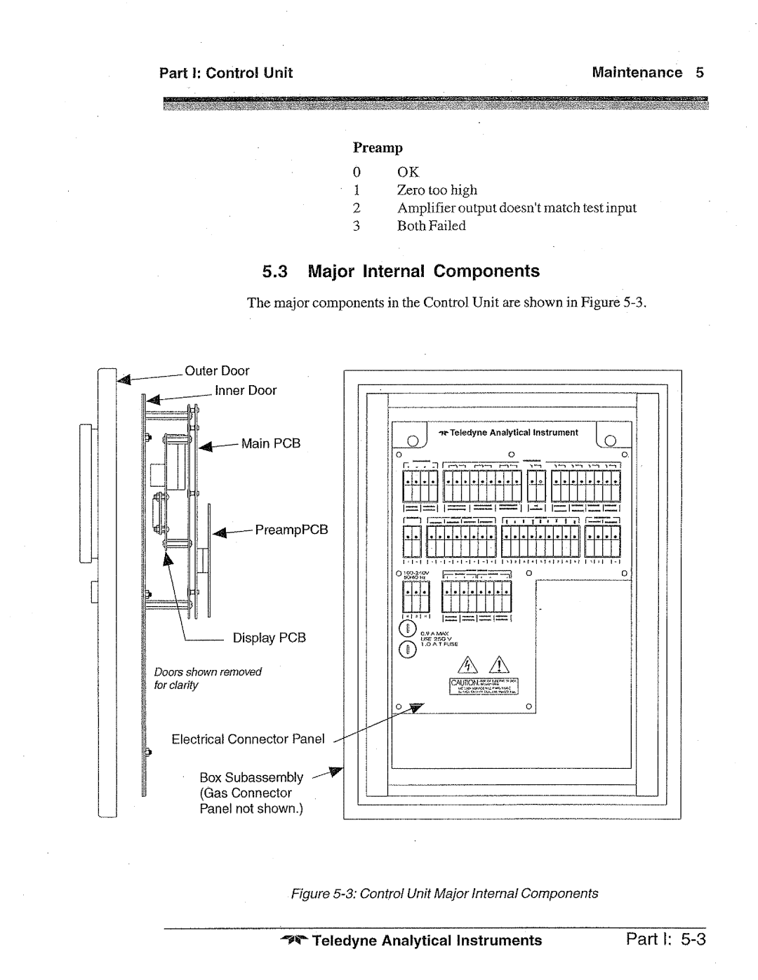 Teledyne 3010TBC manual 