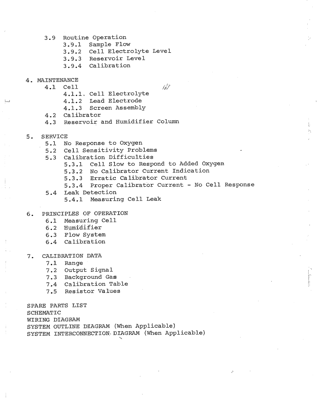 Teledyne 307WA manual 