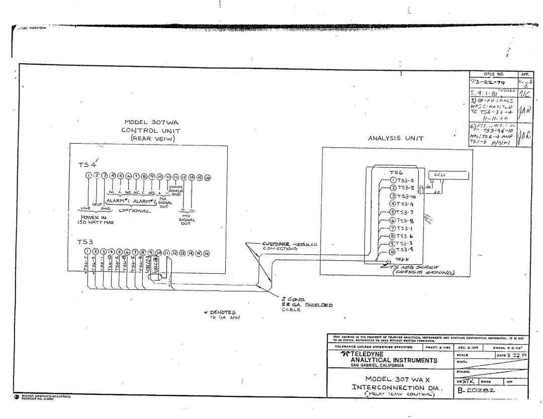 Teledyne 307WA manual 