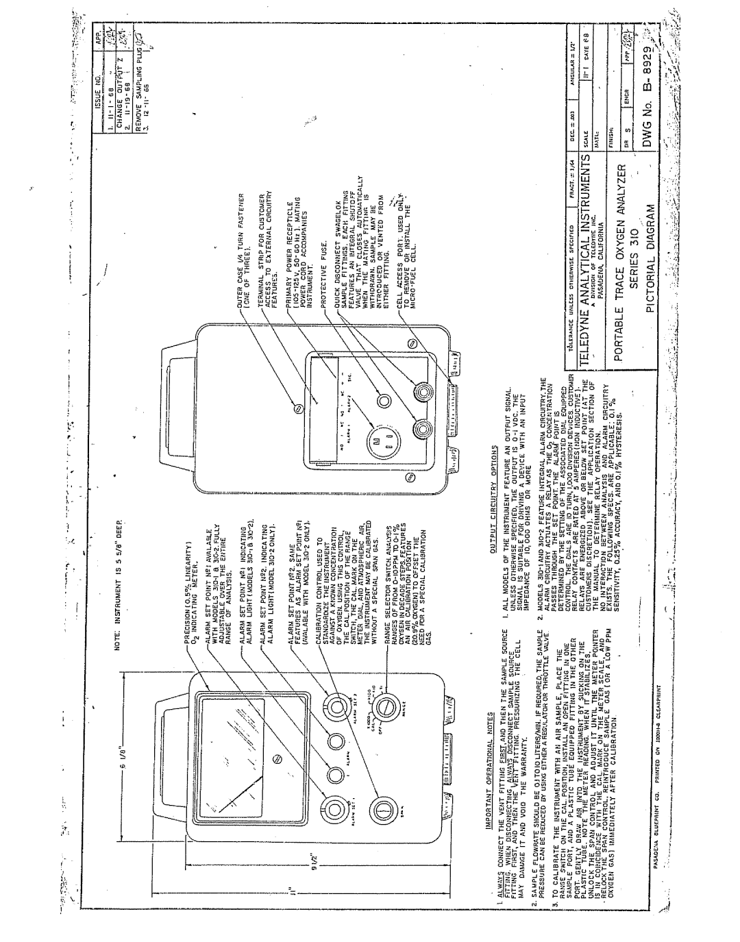 Teledyne 310 manual 