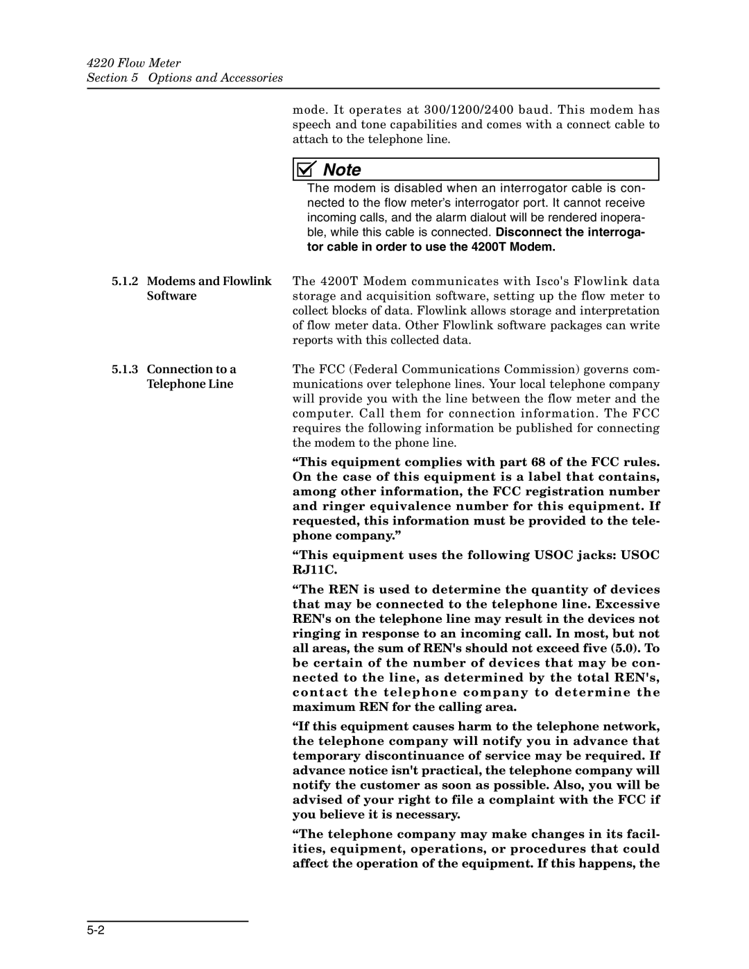 Teledyne 4220 installation and operation guide Flow Meter Options and Accessories 