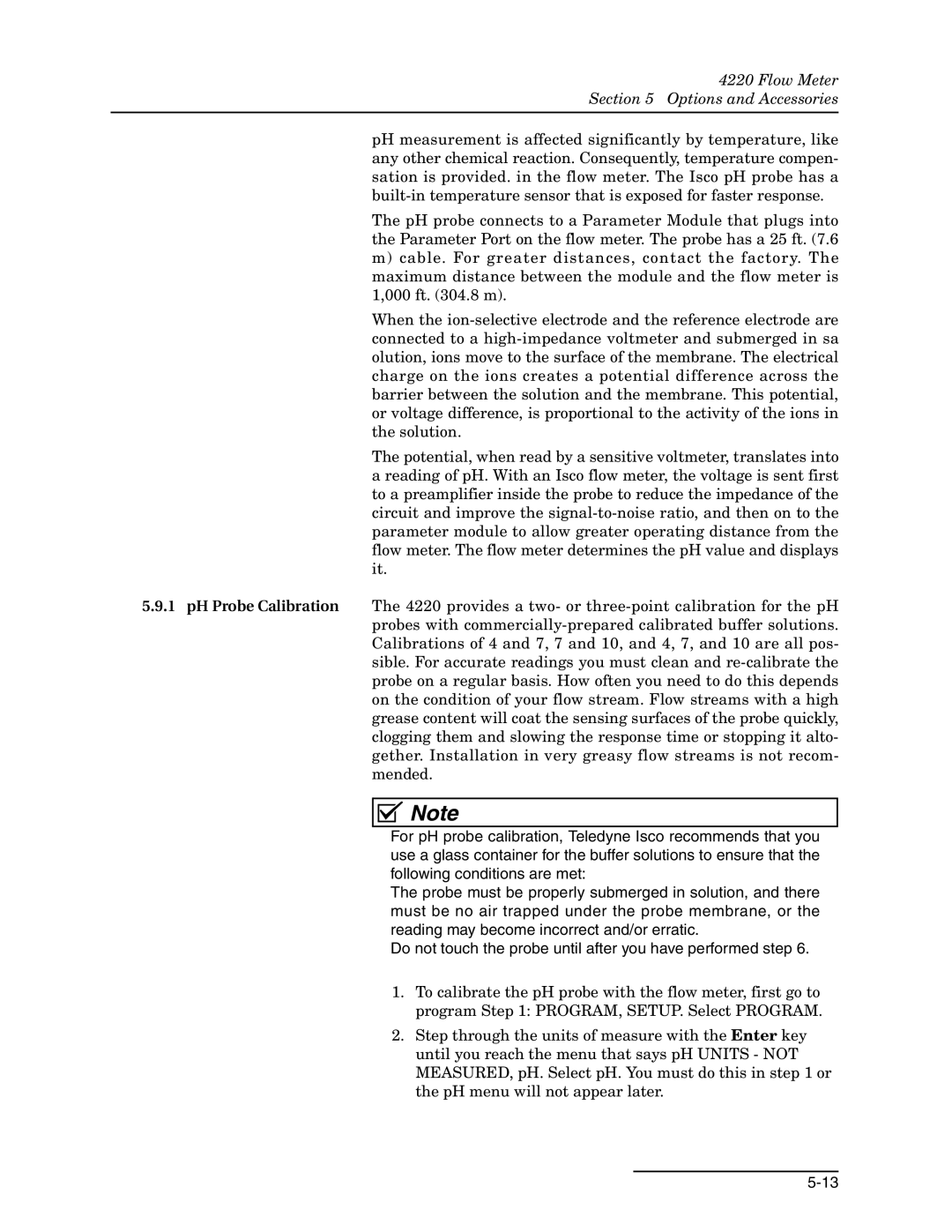 Teledyne 4220 installation and operation guide Flow Meter Options and Accessories 