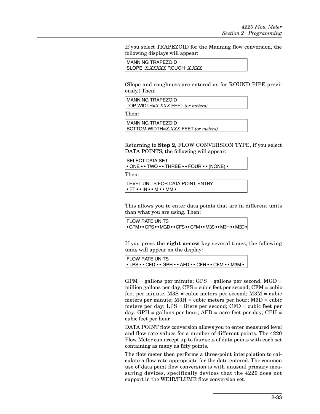 Teledyne 4220 installation and operation guide Then 