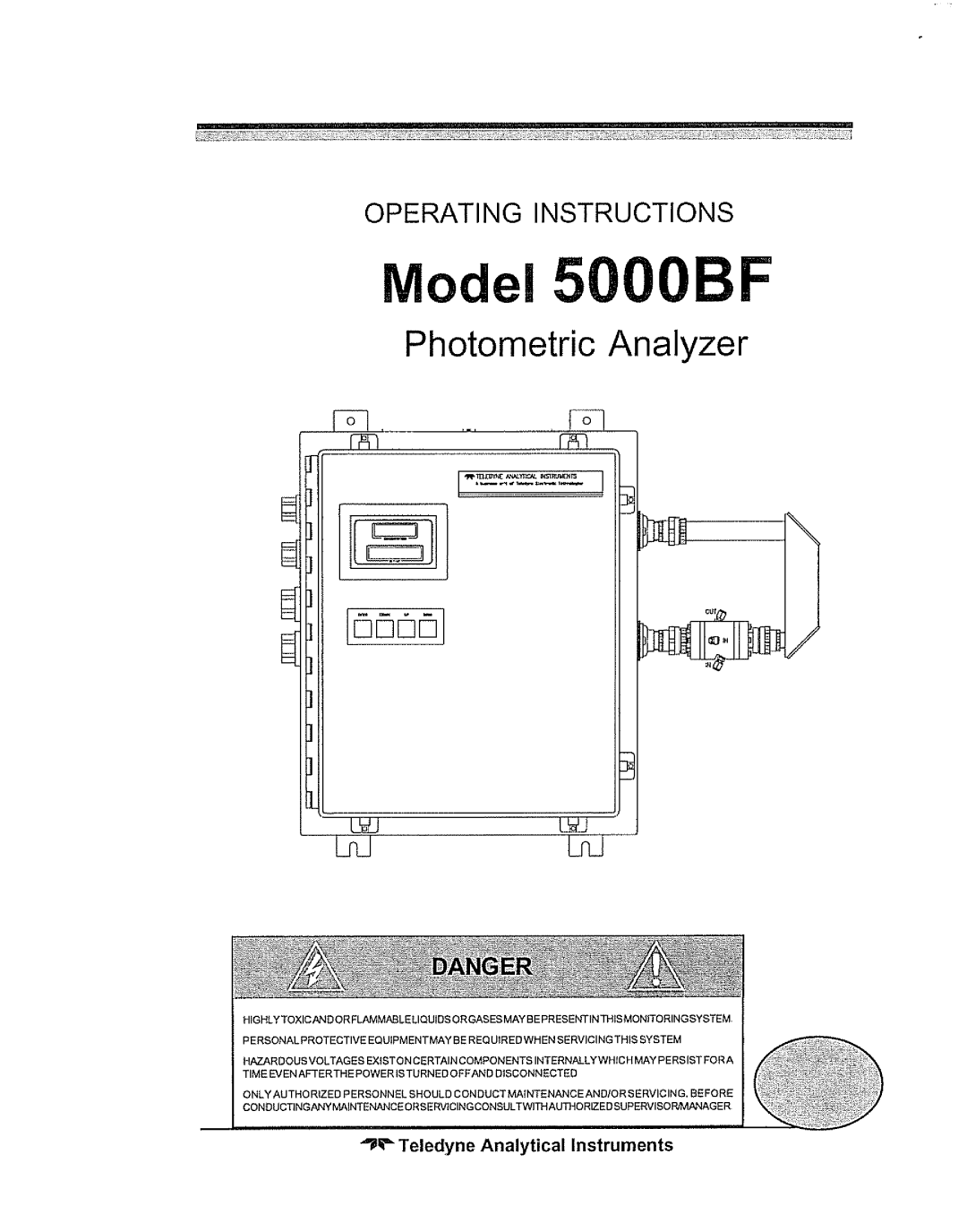 Teledyne 5000bf manual 