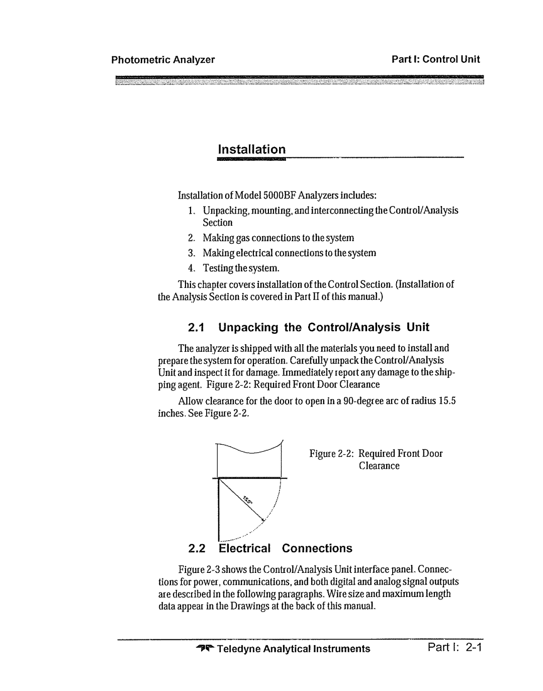 Teledyne 5000bf manual 