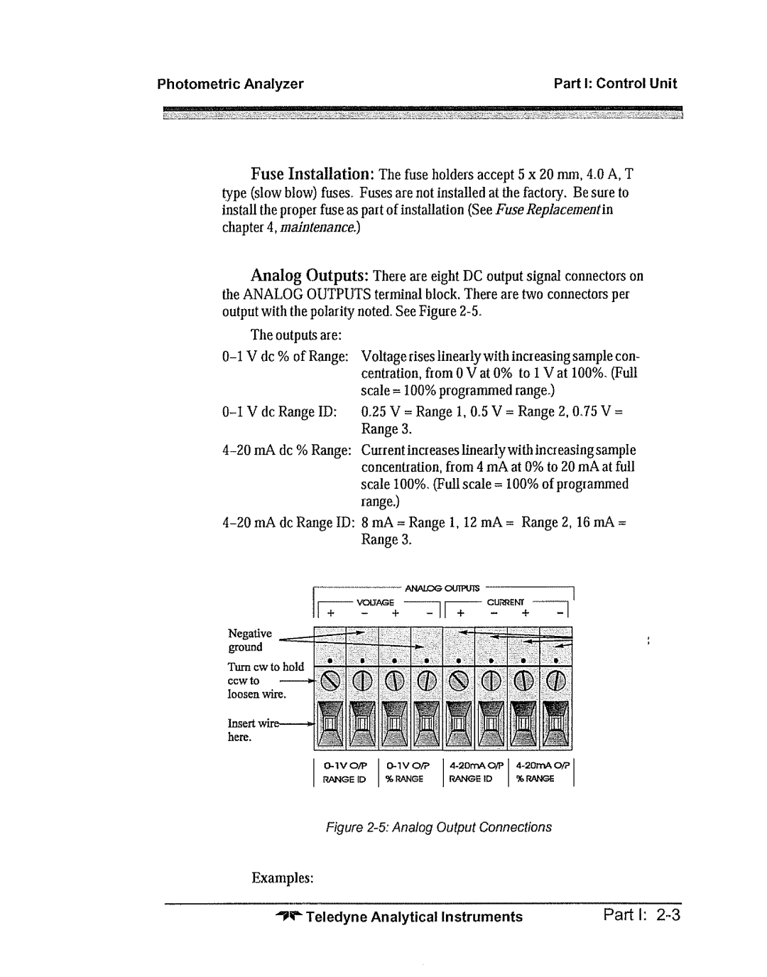 Teledyne 5000bf manual 