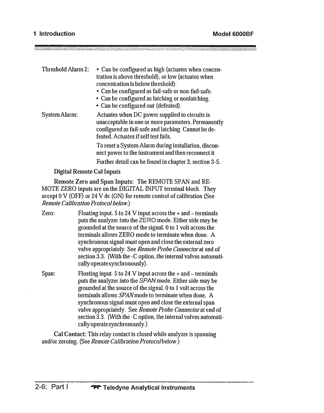 Teledyne 5000bf manual 