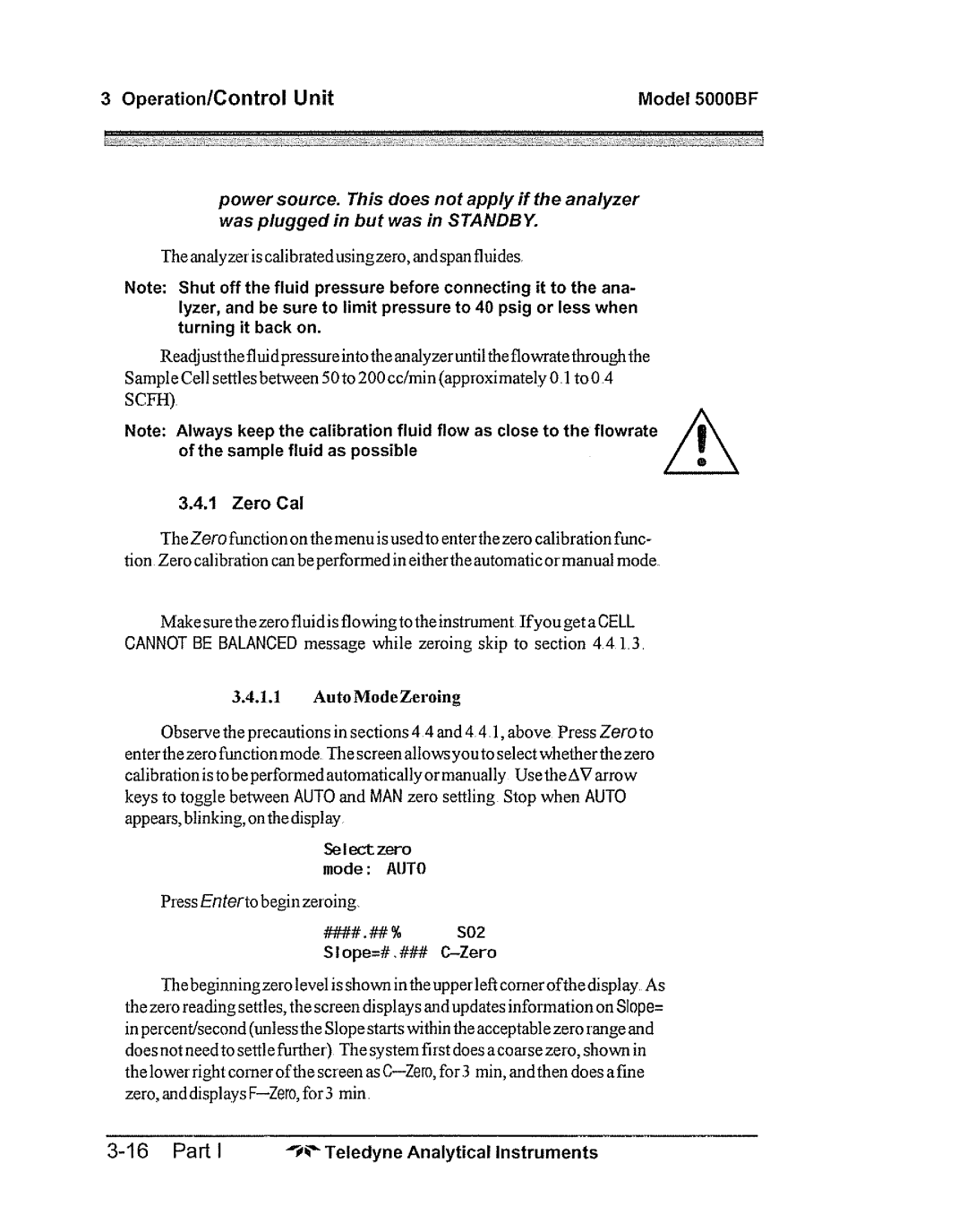 Teledyne 5000bf manual 