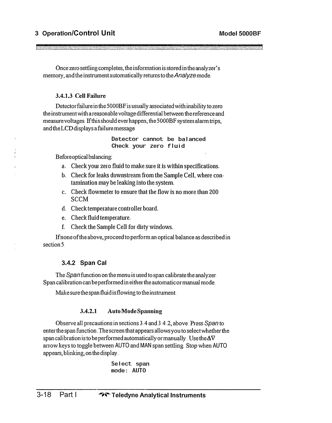 Teledyne 5000bf manual 