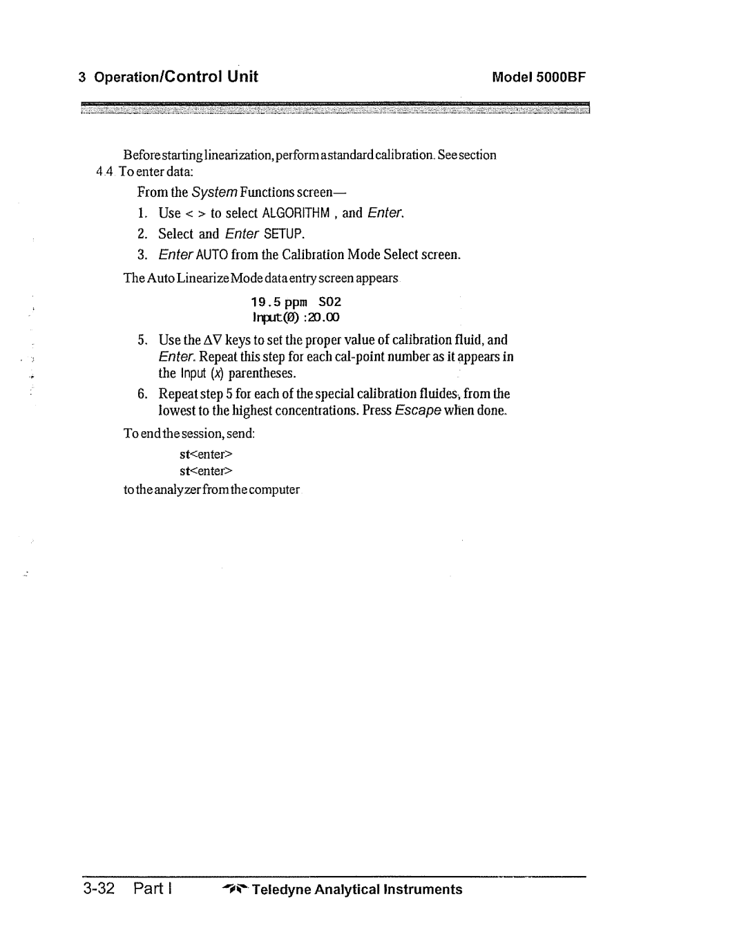 Teledyne 5000bf manual 